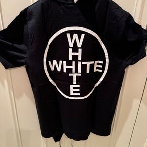 OFF-White-main label black tee